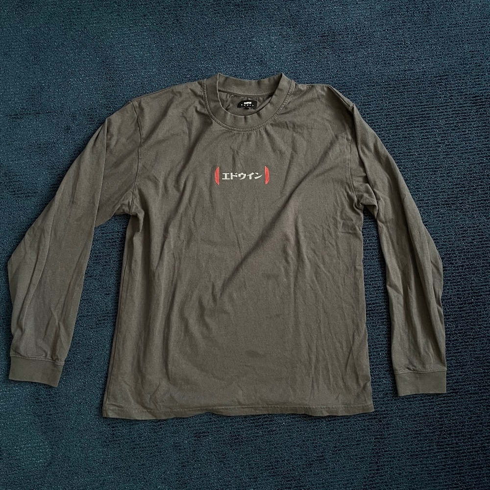 Edwin Japanese print long sleeve shirt